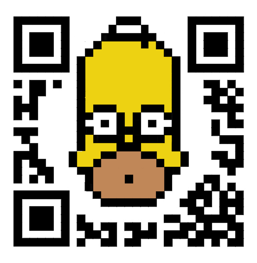 QR Code Portrait Project 14
