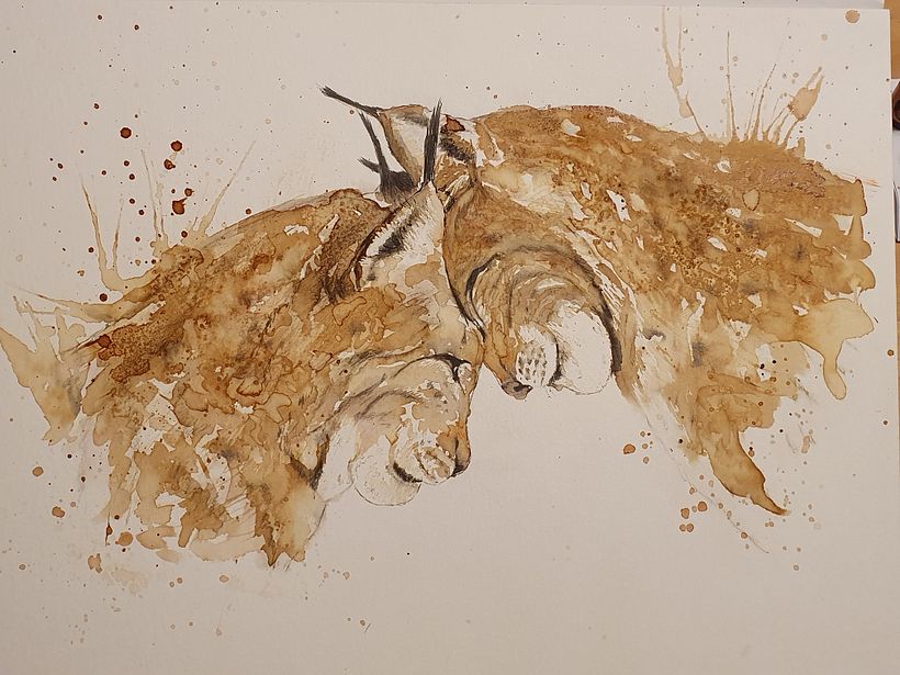Ink, tea and coffee once more....