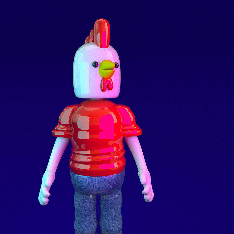 Mi Proyecto del curso: Diseño de personajes en Cinema 4D: del boceto a la impresión 3D 1