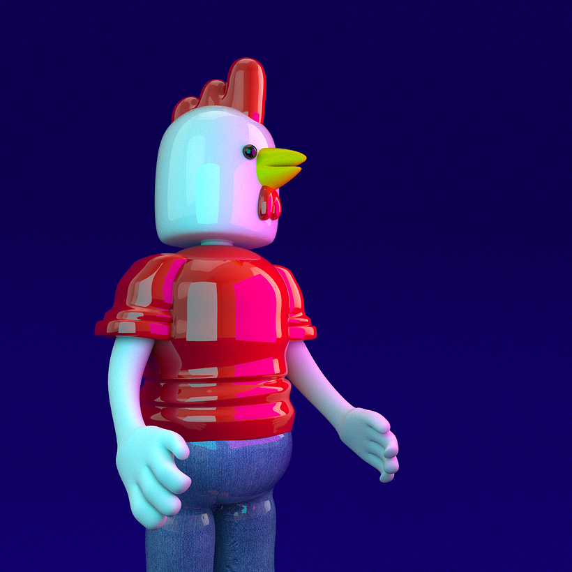 Mi Proyecto del curso: Diseño de personajes en Cinema 4D: del boceto a la impresión 3D 2