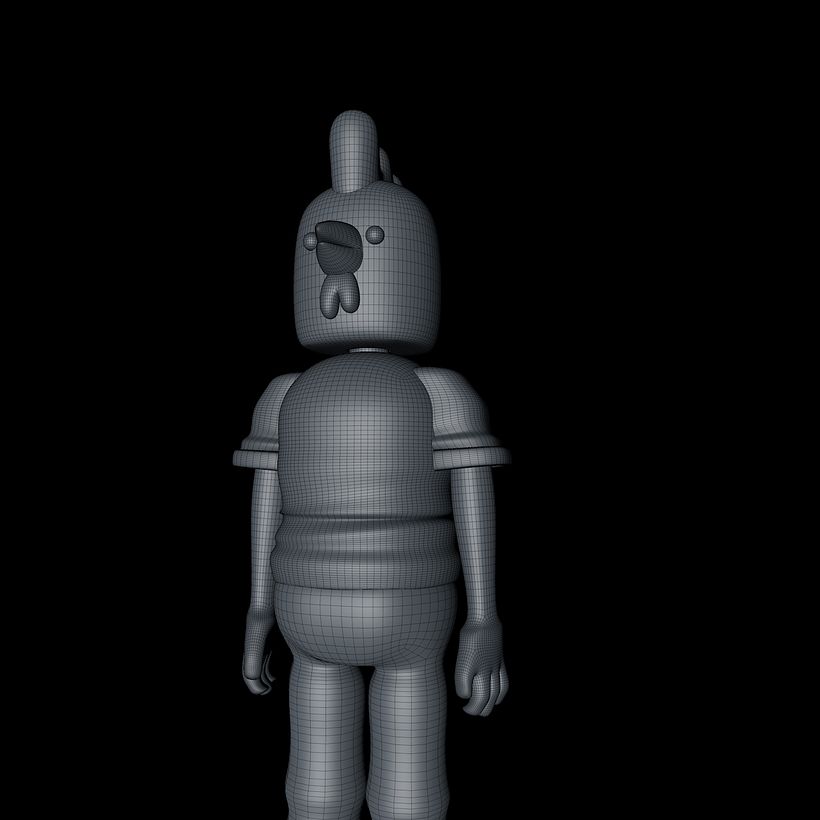 Mi Proyecto del curso: Diseño de personajes en Cinema 4D: del boceto a la impresión 3D 4