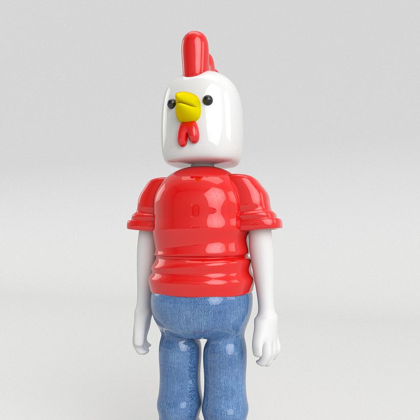 Mi Proyecto del curso: Diseño de personajes en Cinema 4D: del boceto a la impresión 3D 5