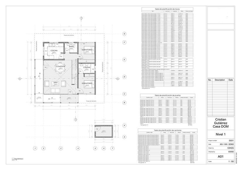 Mi Proyecto del curso: Diseño y modelado arquitectónico 3D con Revit - Cristian Gutiérrez 1