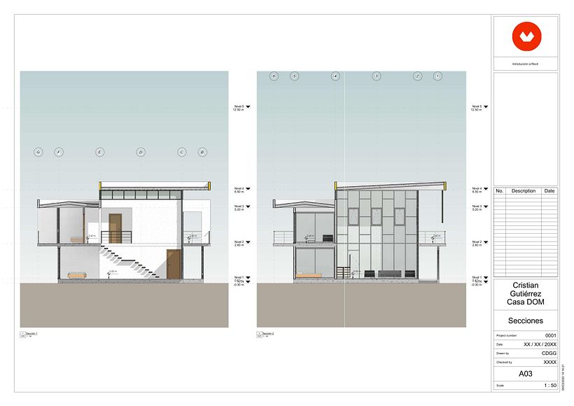 Mi Proyecto del curso: Diseño y modelado arquitectónico 3D con Revit - Cristian Gutiérrez 3