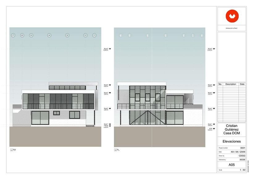 Mi Proyecto del curso: Diseño y modelado arquitectónico 3D con Revit - Cristian Gutiérrez 5