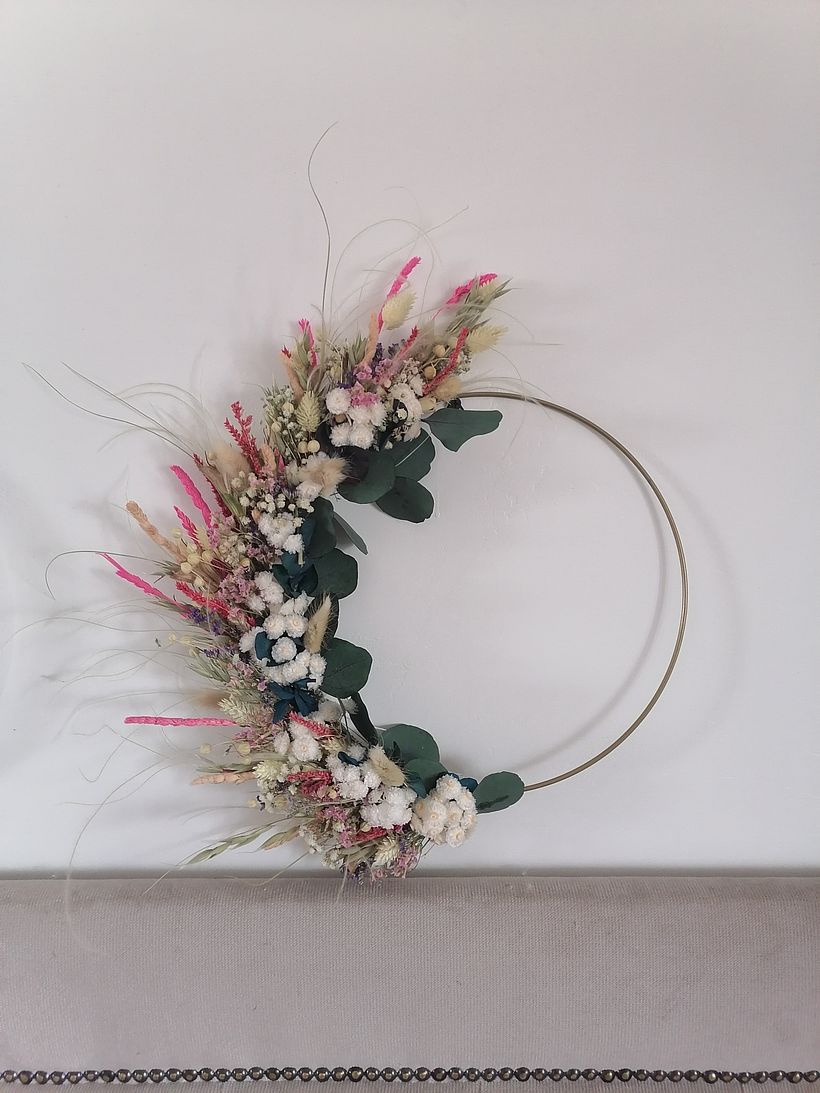 My project for course: Wreath Creation with Dried Flowers 6