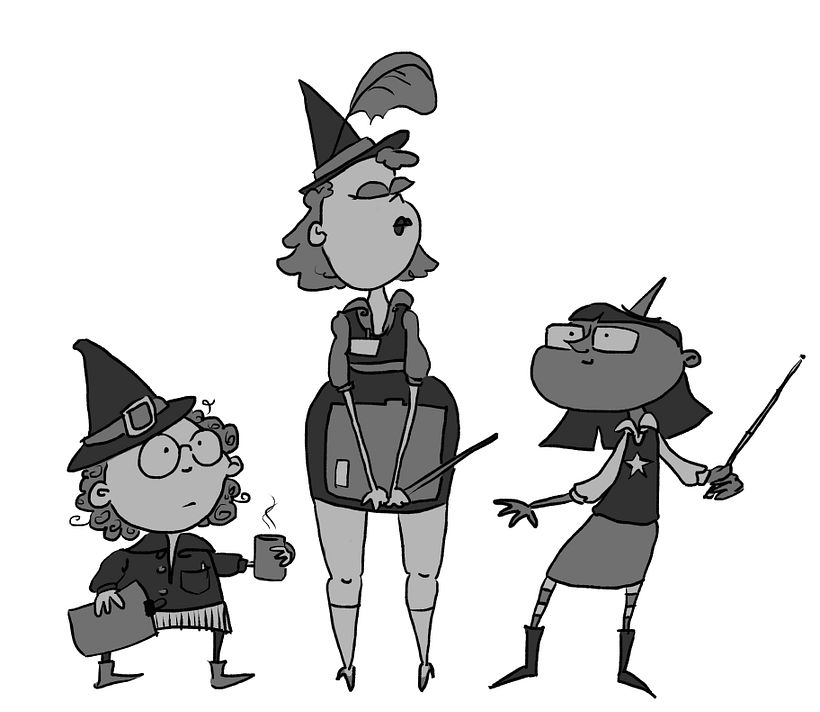 Linework and basic greys.