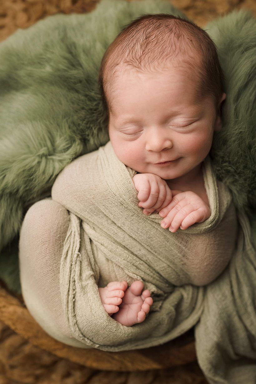 Newborn Session with a 7 Day Old Baby - Fotografia