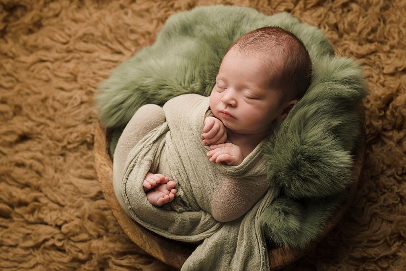 Newborn Session with a 7 Day Old Baby - Fotografia
