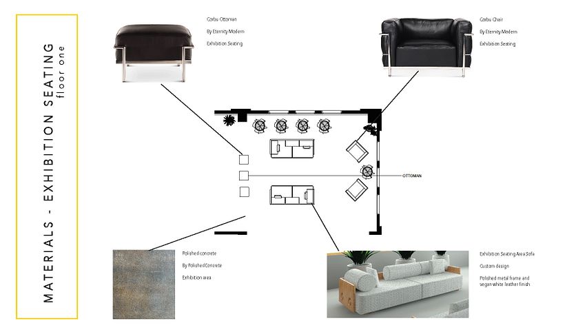 In my final semseter, we worked on a project with the concept of National Geographic opening up a new headquarter in San Francisco. This is a part of my project without the research areas. 16