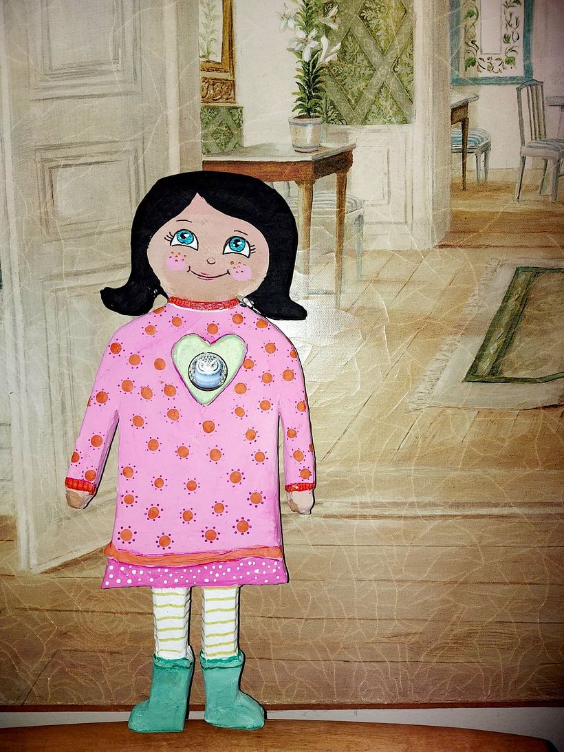 Mon projet du cours : Papier mâché pour débutants : sculptez un personnage coloré 2