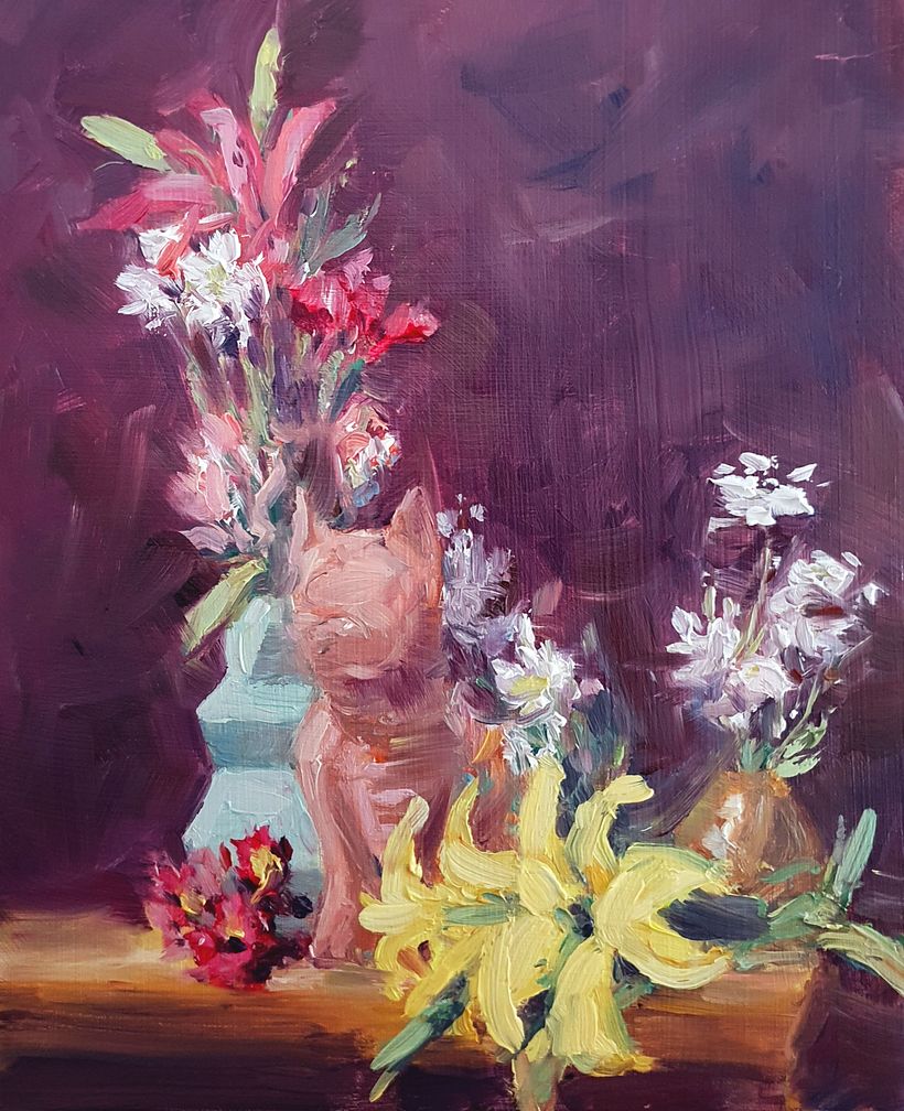My project for course: Oil Painting Techniques: Still Life on Paper  3