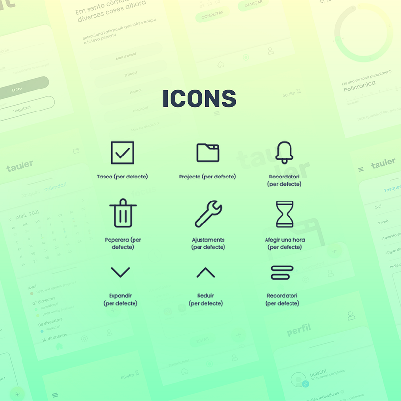 Iconos del proyecto 3