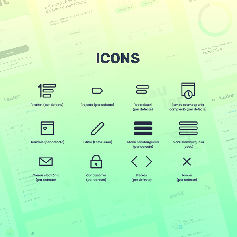 Iconos del proyecto 2