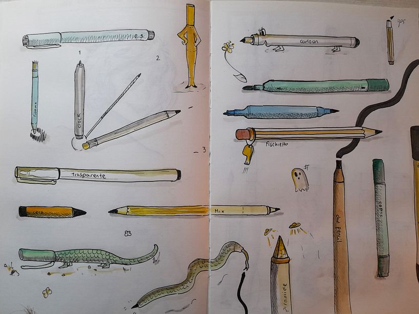 Uso dell'acquerello 2.