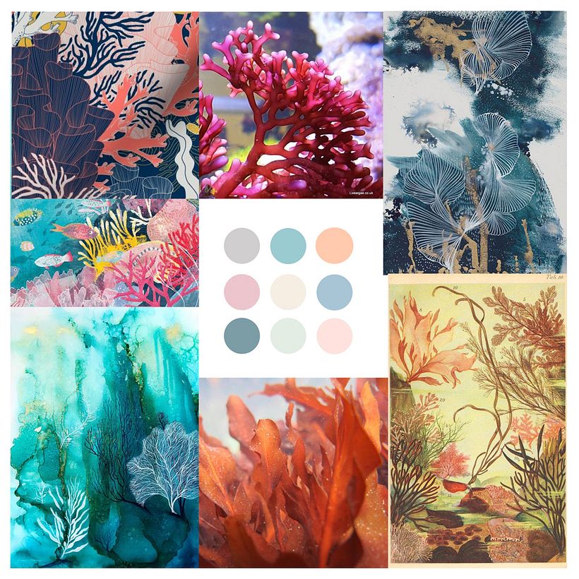 Underwater Plants Mood Board