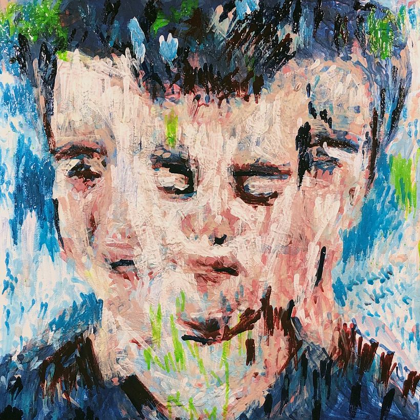 'PORTRAIT 18,384', pieza de Pindar Van Arman.