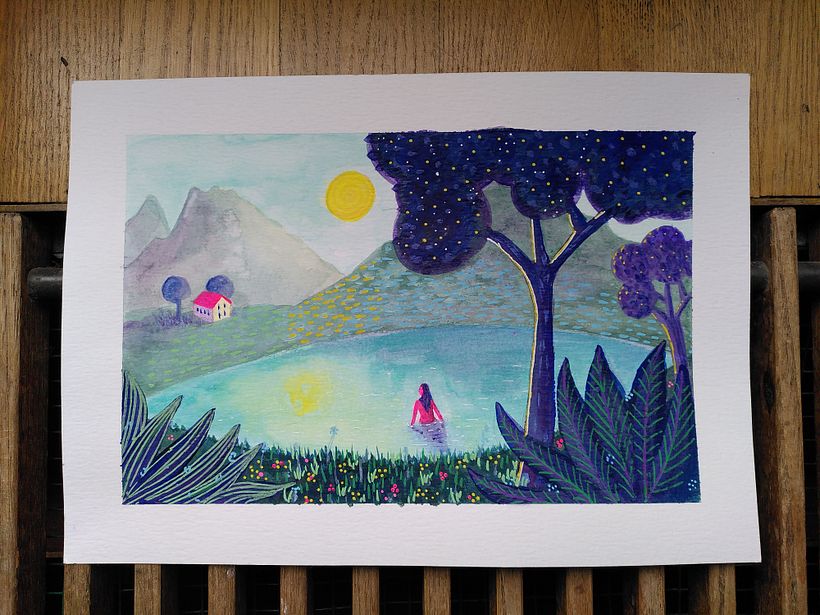 My project for course: Color and Lighting Techniques with Acrylic Paint 6