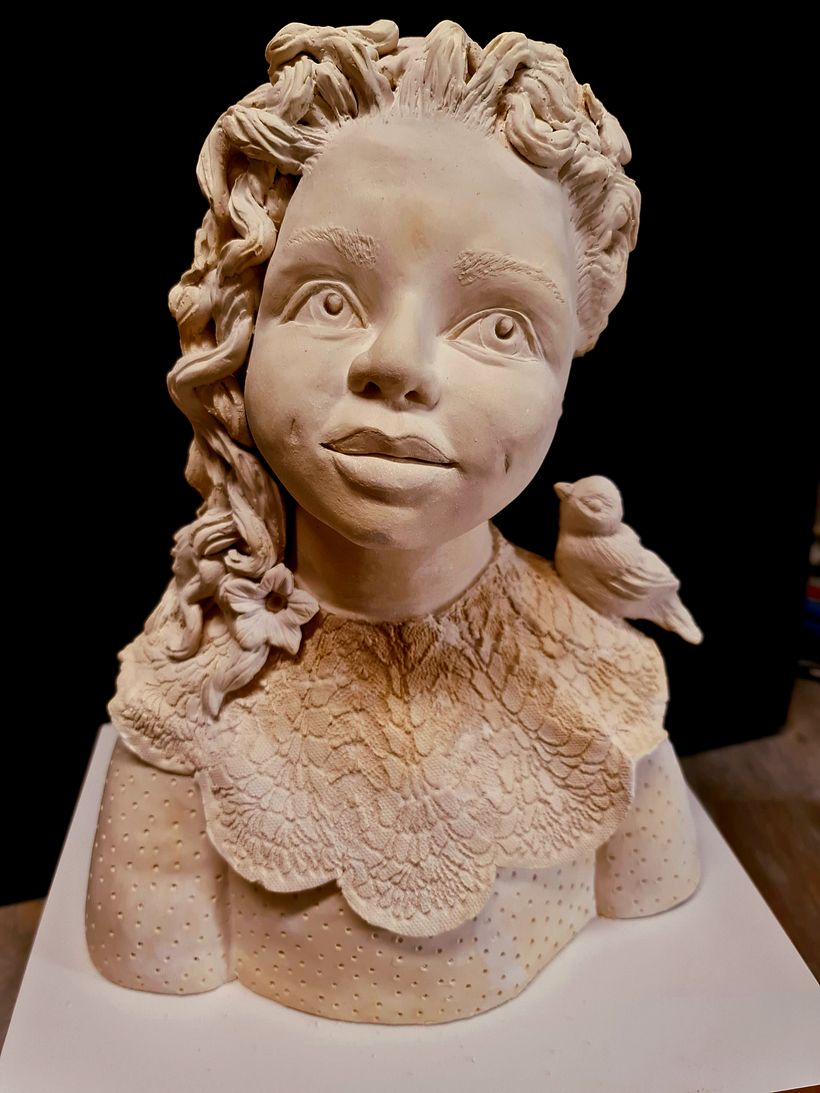 My project in Introduction to Clay Figurative Sculpture course (But WHY??) 1
