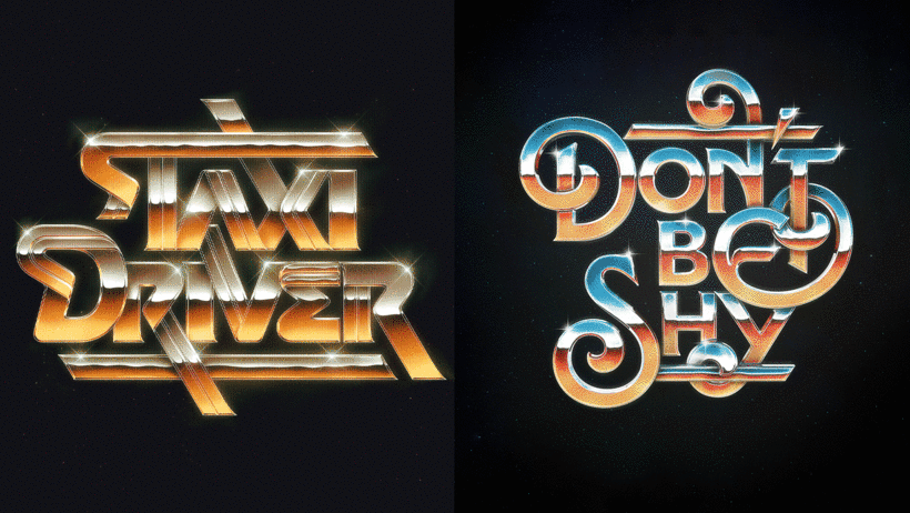 Examples of lettering projects by Mark van Leeuwen.
