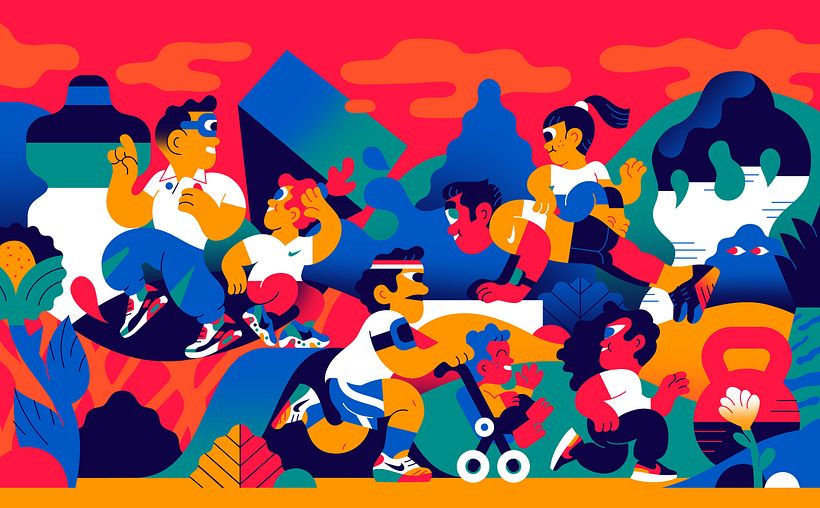 Nike Fathersday - Ilustrație tradițională