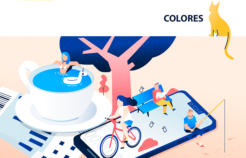 InnoCells / Banco Sabadell – Jido - Ilustrasi tradisional