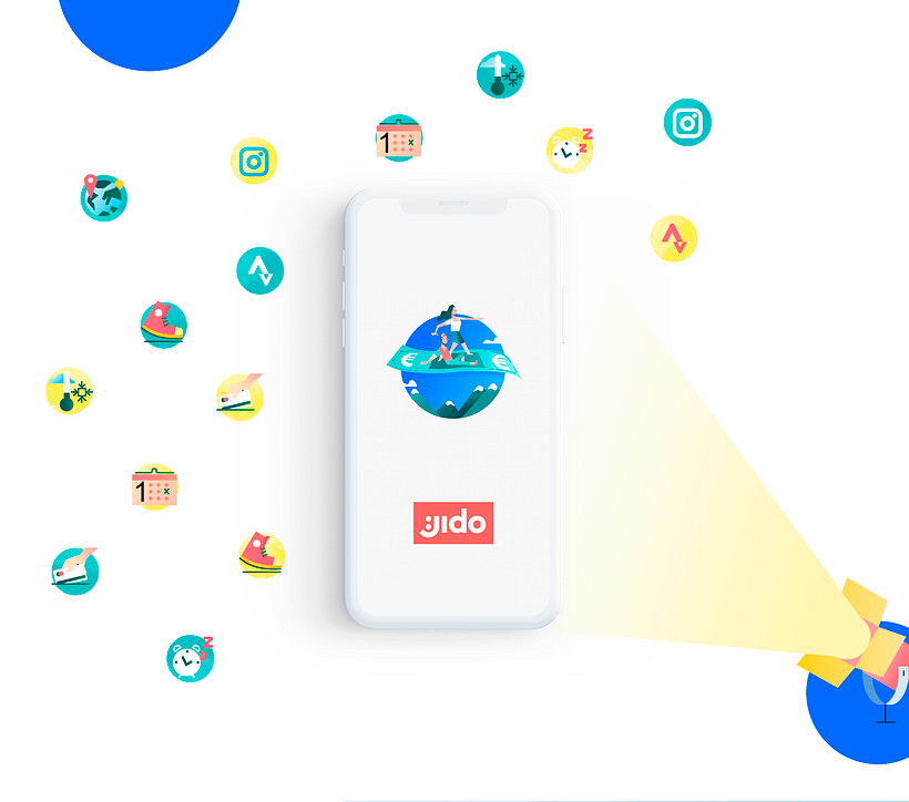 InnoCells / Banco Sabadell – Jido - Ilustrasi tradisional