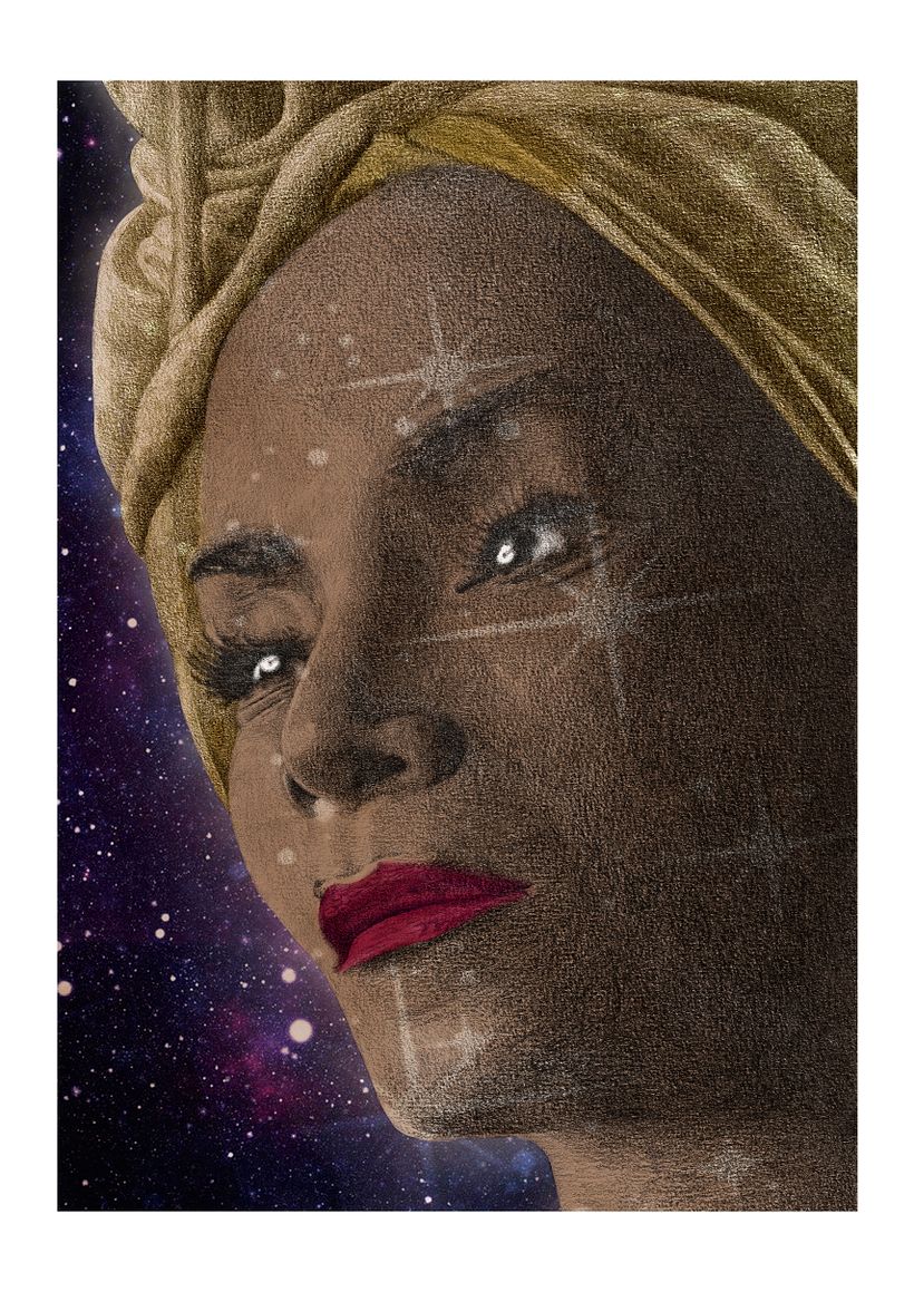 Meu retrato a lápis com intervenção digital. Amei fazer :)