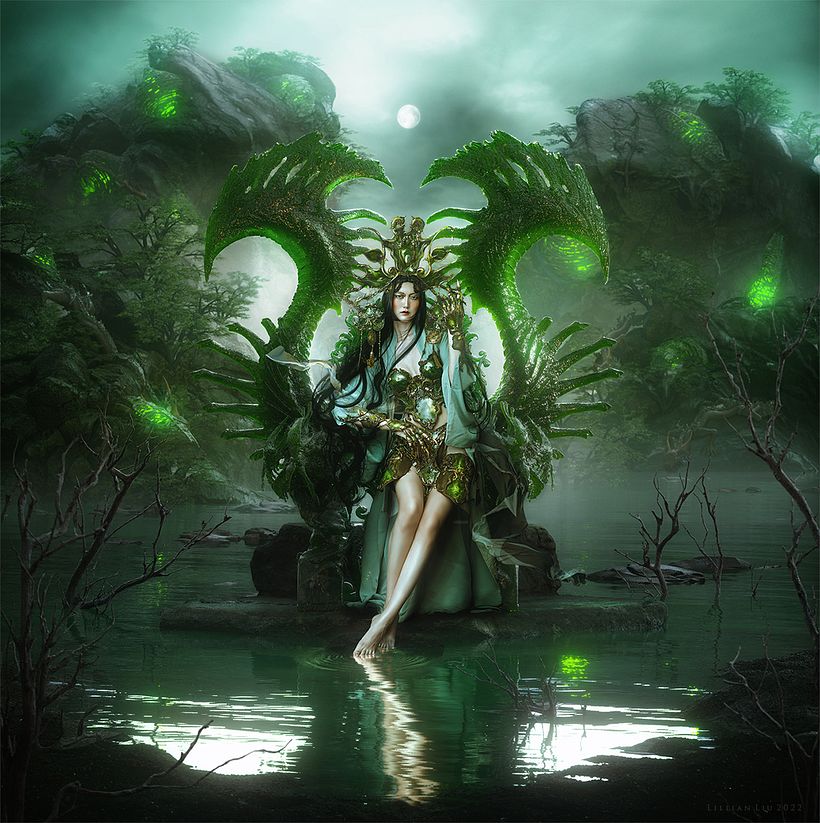 "Jade Empress," Lillian Liu x Mark Thorsen x Sihan Guo x Candy Makeup Artist x Wendy Mao