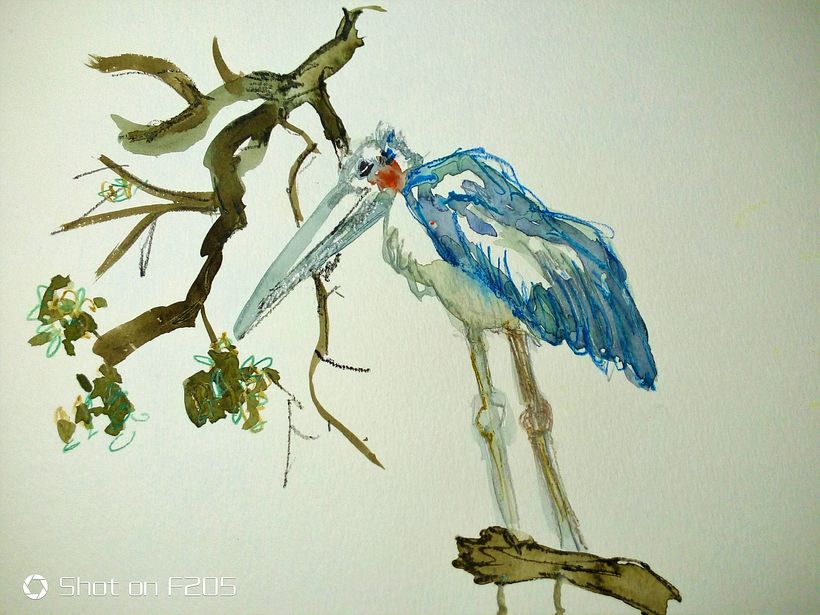 My project for course: Illustrating Nature: A Creative Exploration - Ilustrație tradițională