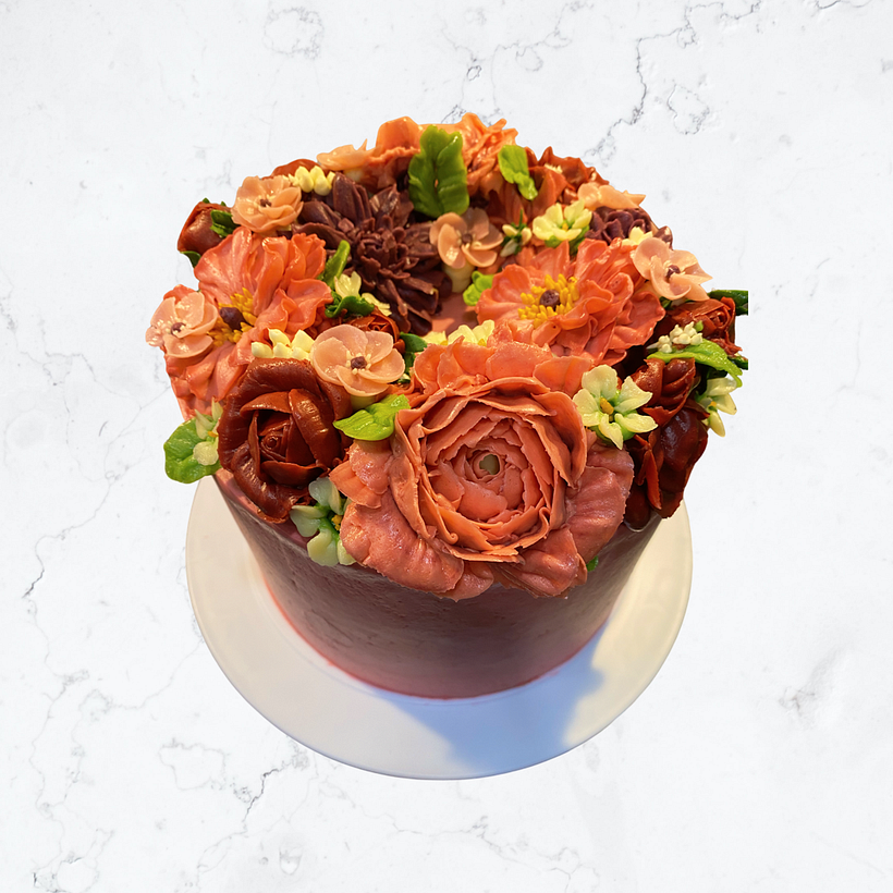 My project for course: Decorative Buttercream Flowers for Cake Design 1