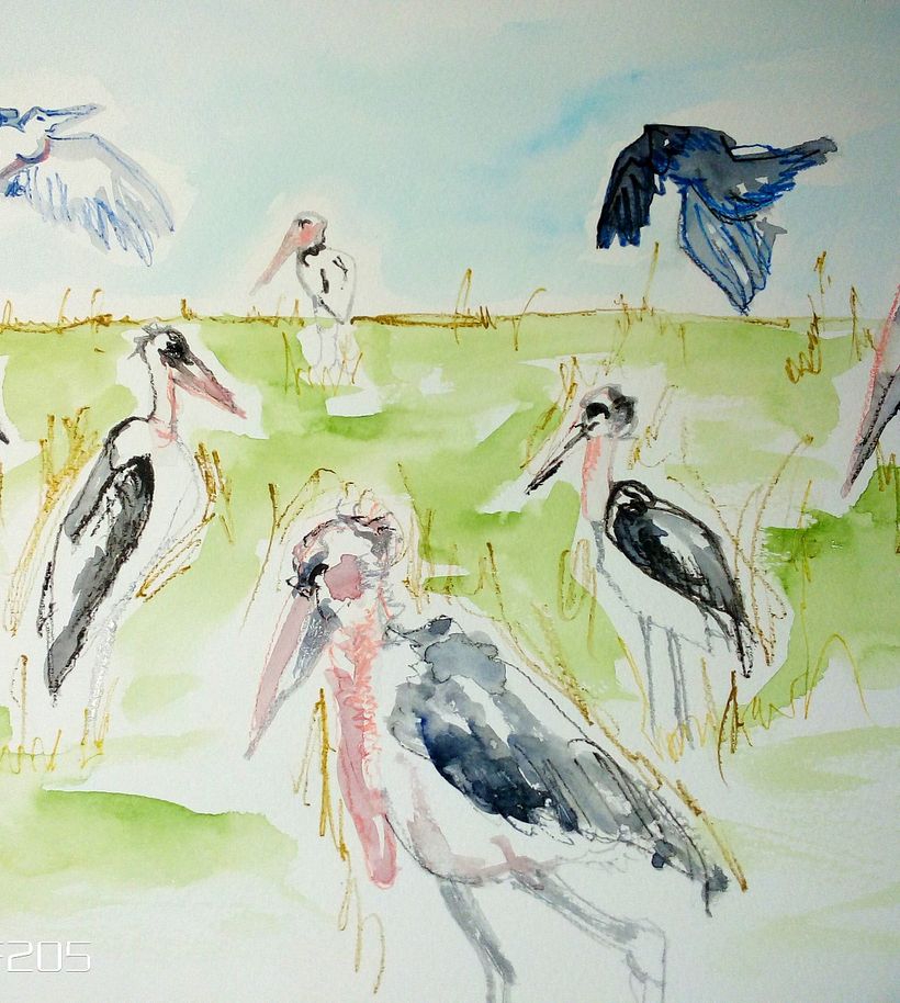 My project for course: Illustrating Nature: A Creative Exploration - Ilustrație tradițională