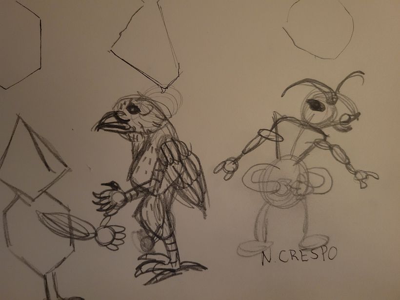 shape used to create the characters I had in Mind.