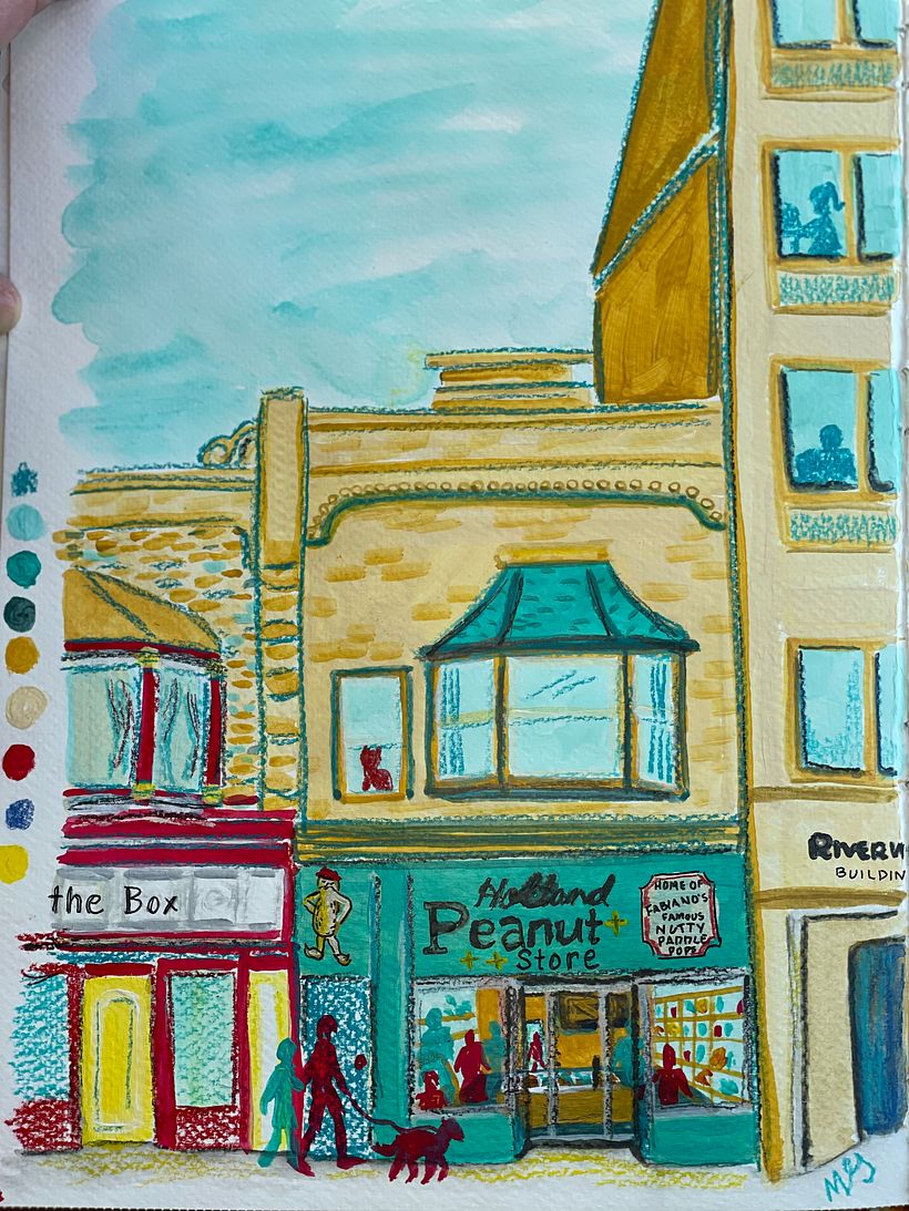 Another shop in my neighborhood in a limited palette