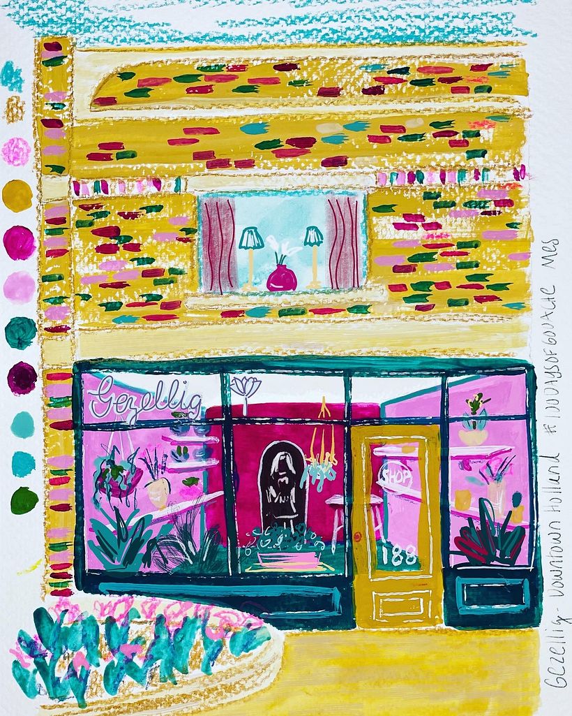Plant shop near me in a limited palette