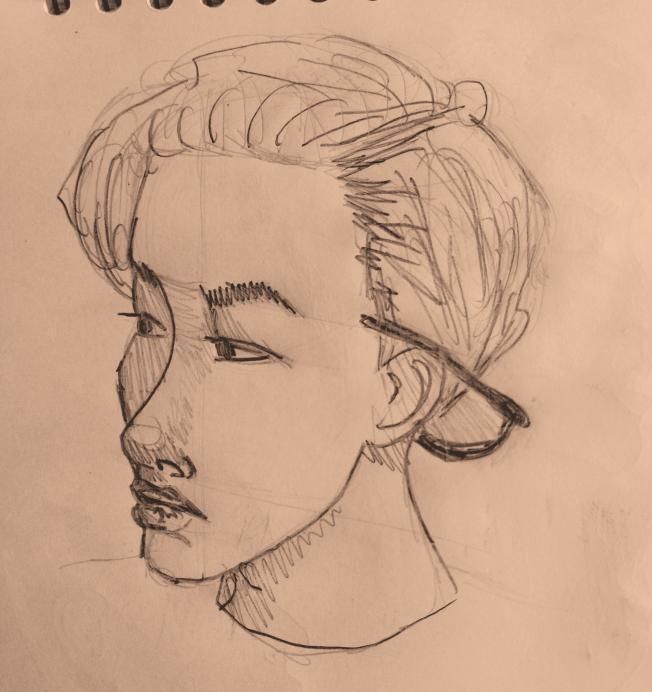 Mi Proyecto del curso: Sketchbook de retrato: explora el rostro humano 3