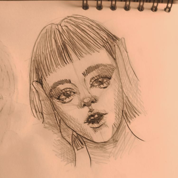 Mi Proyecto del curso: Sketchbook de retrato: explora el rostro humano 7