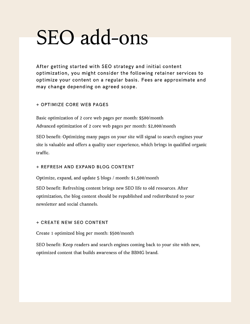 My project for course: Writing a Winning Proposal: Land Your Dream Clients 9