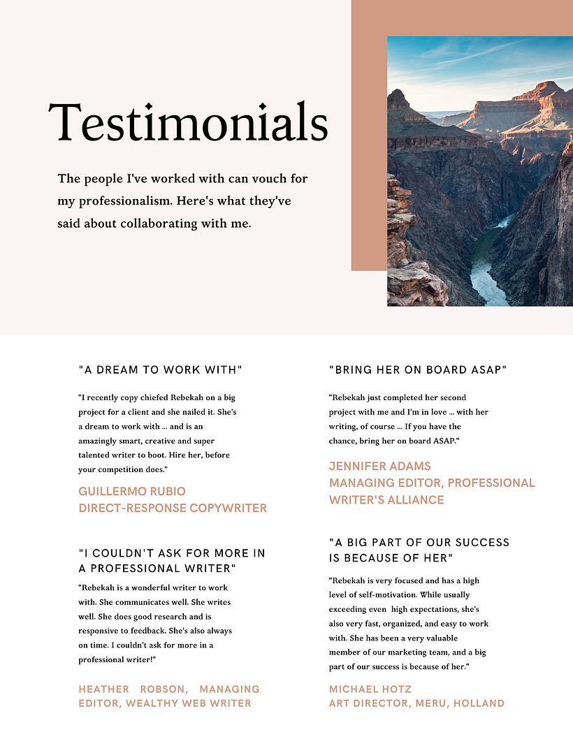 My project for course: Writing a Winning Proposal: Land Your Dream Clients 11
