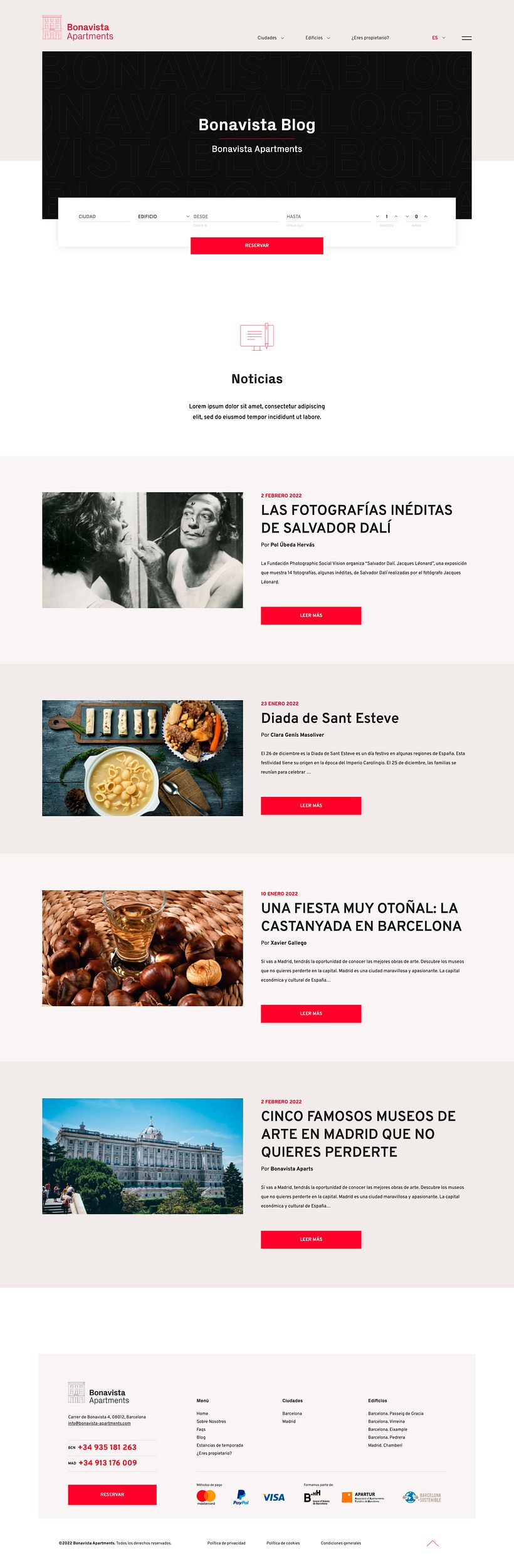 Bonavista Apartments (Maquetación Web) 5