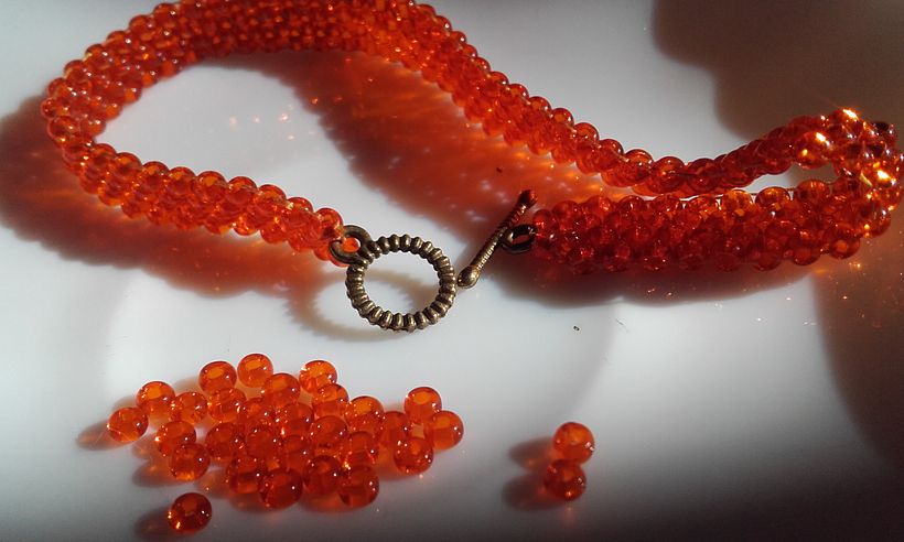 My project for course: Beaded Jewelry Design: Weave Elegant Patterns 1