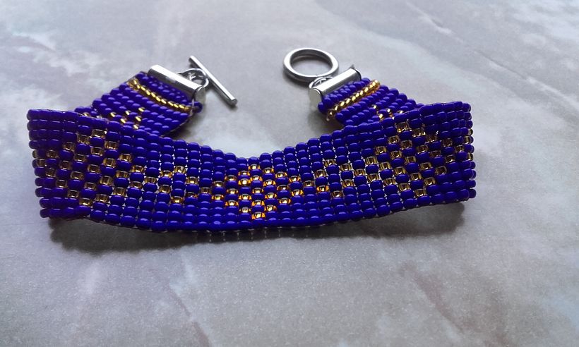 My project for course: Beaded Jewelry Design: Weave Elegant Patterns 9