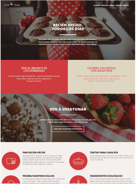 Introducción al Desarrollo Web Responsive con HTML y CSS: Oslo Cafe 7