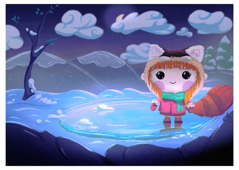 My project for course: Digital Illustration: Create a Colorful Nature Scene 1