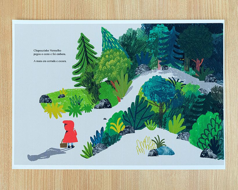 Exemplo de ilustração para um livro ilustrado criado por Guilherme Karsten