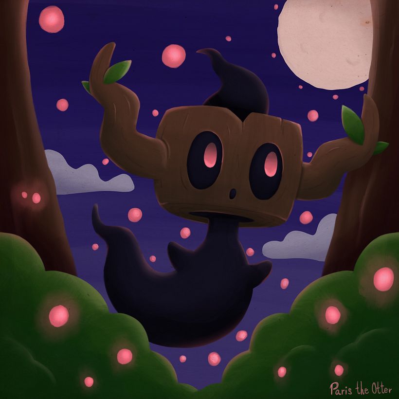 Resultado final en el estilo de Acrílico.