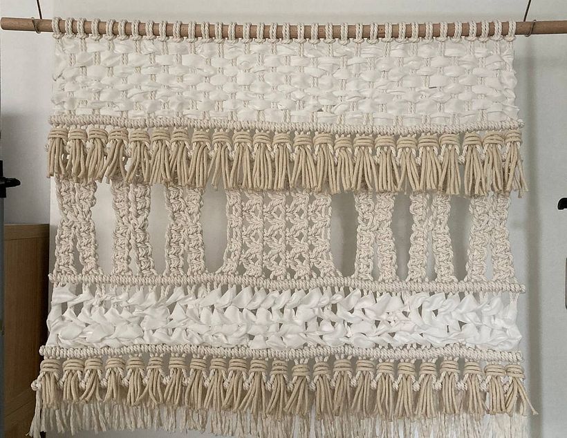 Mi Proyecto del curso: Introducción al macramé: creación de un tapiz decorativo 3