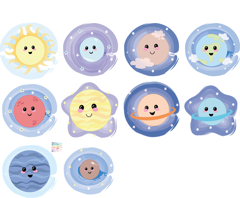 Diseños para estampar prendas de bebés 1