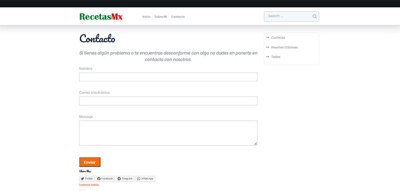 Mi Proyecto del curso: Creación de una web profesional con WordPress 5