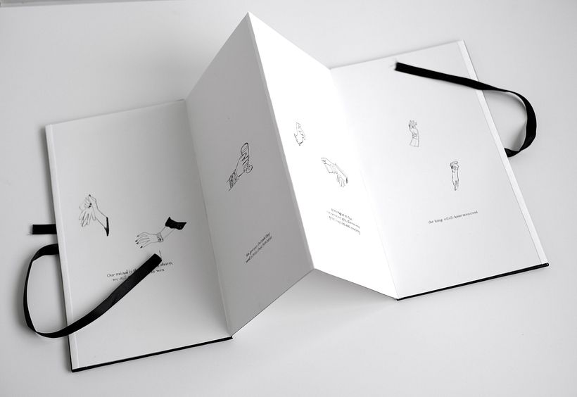 My project for course: Bookbinding of Your Artwork without Folds [Woman's Handbook]  4